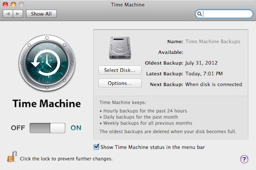 Apple Time Machine Picture