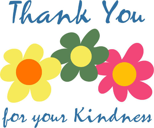 thank you for your kindness card picture