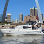 Picture of Seth Vore and his family on their boat in St Louis